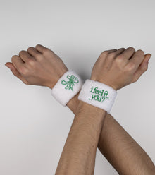  Men's unique and cool  flower printed tennis wristbands to stand out