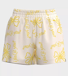  Flower print tennis shorts with pockets