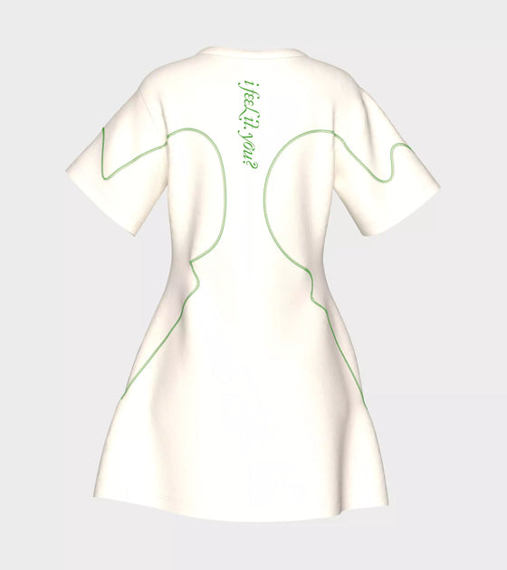 THE #IMPERFECTLYPERFECT LINES TENNIS DRESS